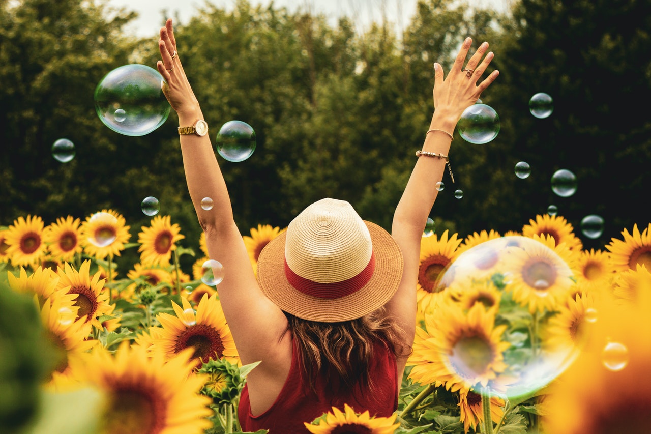 happy woman